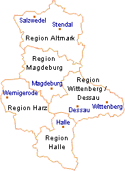 Sachsen Anhalt Karte
